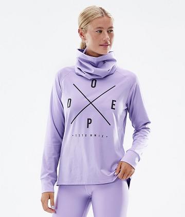 Dope Snuggle W 2X-Up Faded Base Layer Tops γυναικεια μωβ | GR2365DN