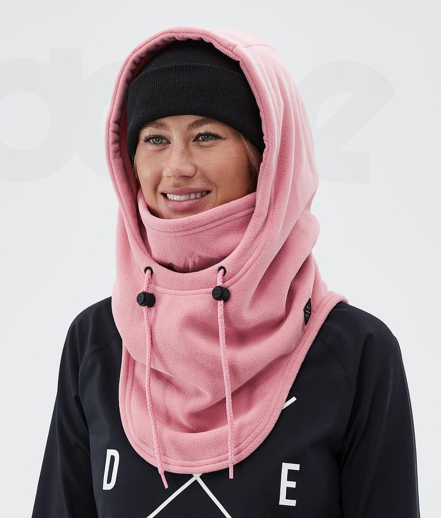 Dope Cozy Hood II μάσκα γυναικεια ροζ | GR2449UT