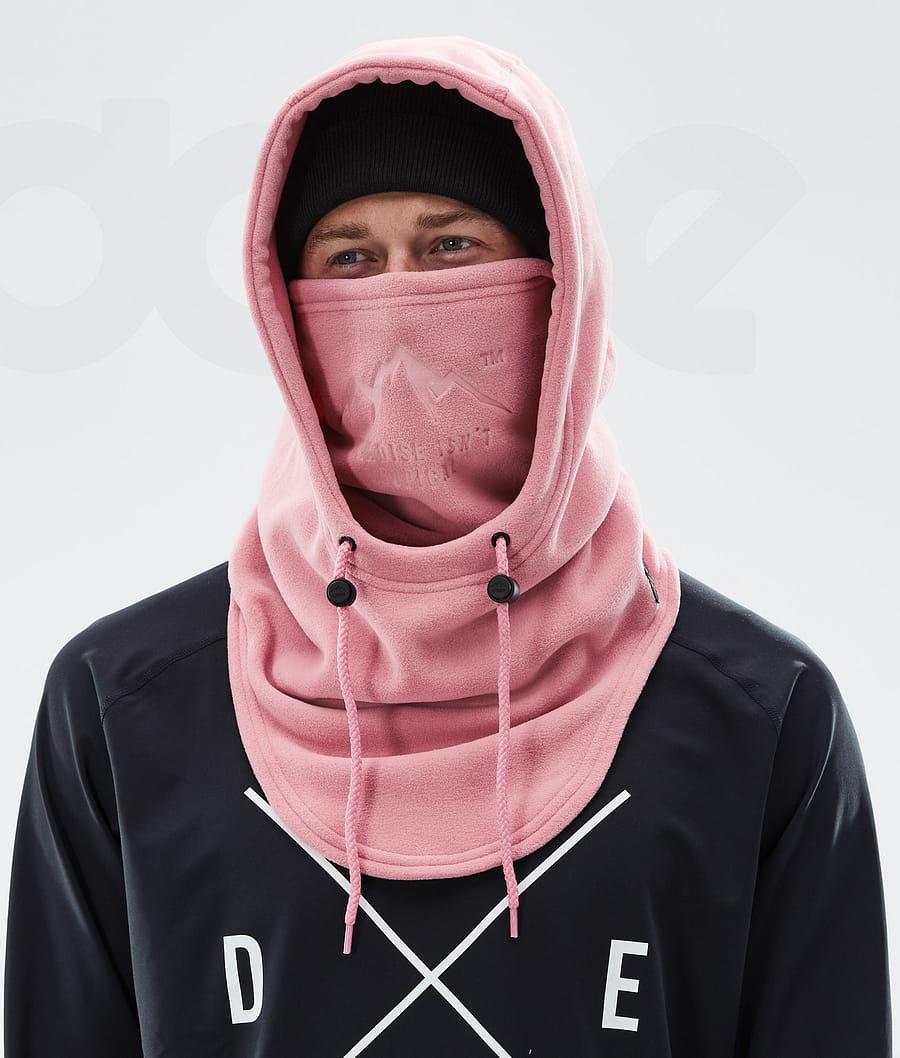 Dope Cozy Hood II μάσκα γυναικεια ροζ | GR2449UT