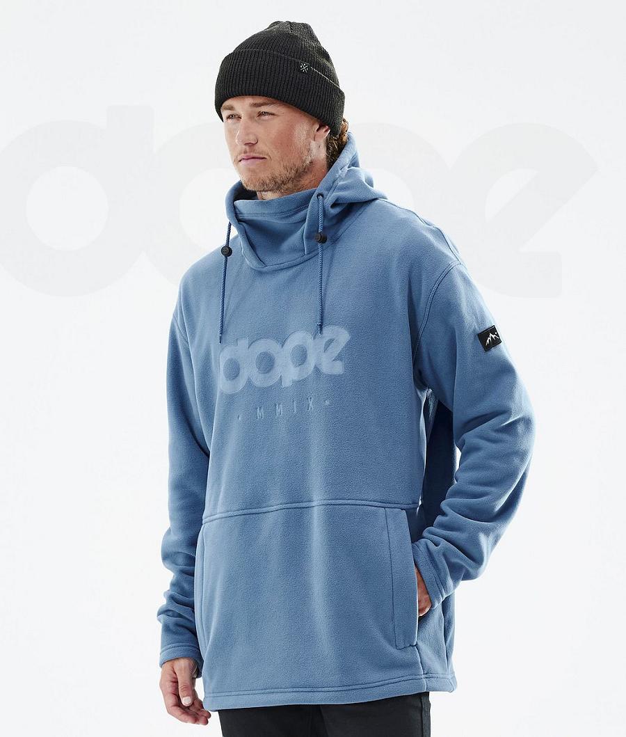 Dope Cozy II 2020 Tucks προβιά ανδρικα μπλε γκρι | GR1501CE