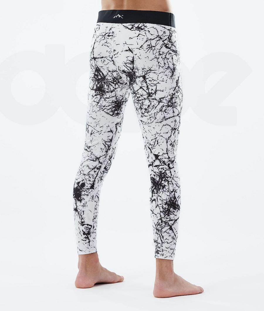 Dope Snuggle 2X-Up Base Layer Pants ανδρικα ασπρα μαυρα | GR1535RW