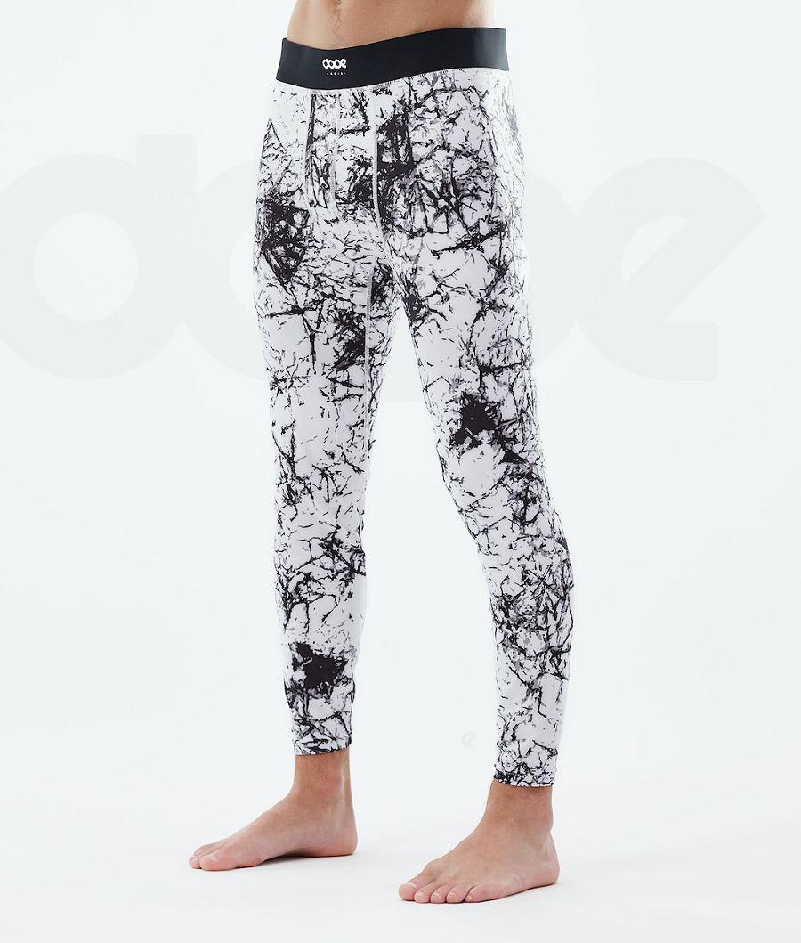 Dope Snuggle 2X-Up Base Layer Pants ανδρικα ασπρα μαυρα | GR1535RW