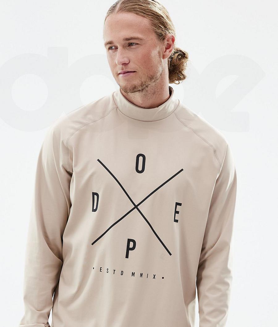 Dope Snuggle 2X-Up Base Layer Tops ανδρικα καφε | GR1526XF