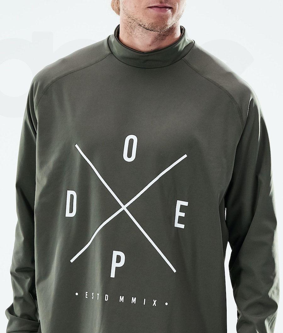 Dope Snuggle 2X-Up Base Layer Tops ανδρικα Ελιά πρασινο | GR1529BC