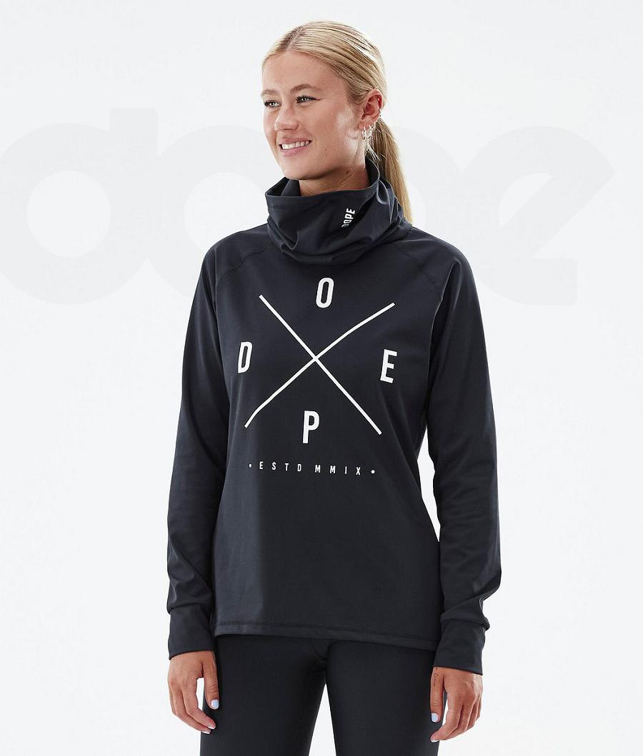 Dope Snuggle W 2X-Up 2021 Base Layer Tops γυναικεια μαυρα | GR2362HK