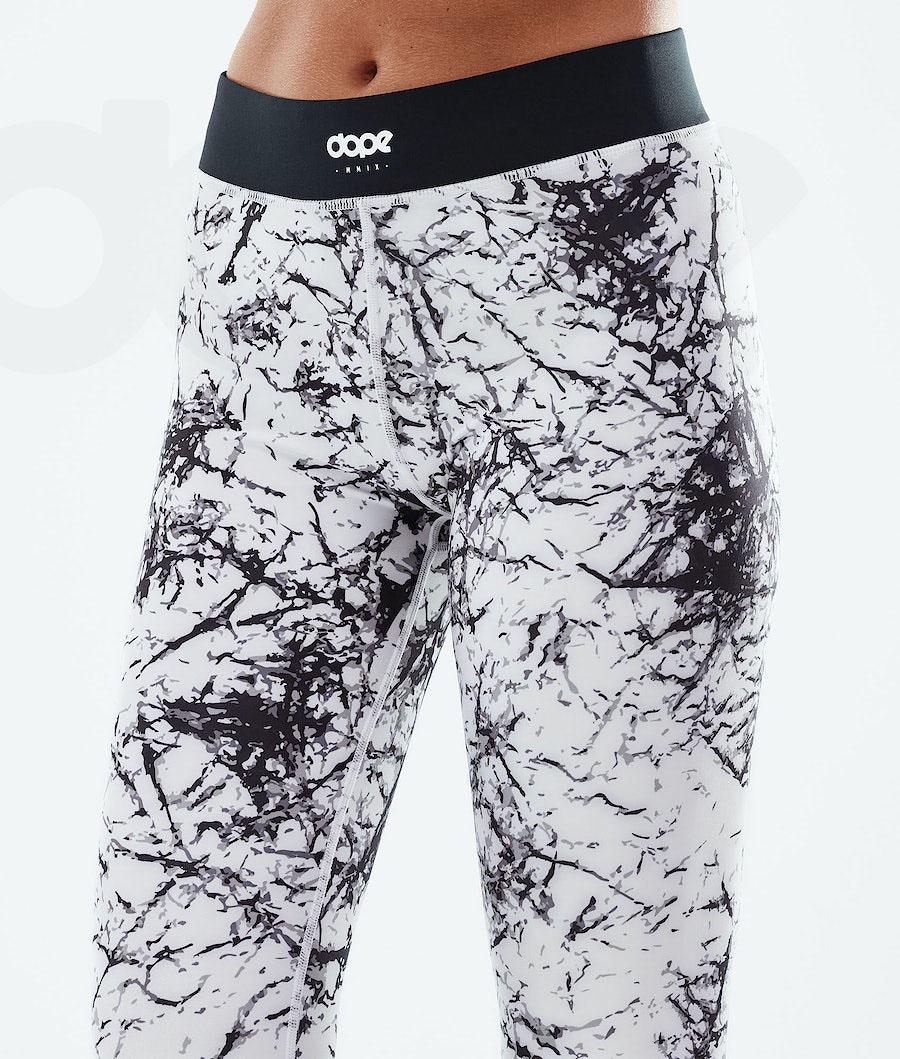 Dope Snuggle W 2X-Up Base Layer Pants γυναικεια ασπρα μαυρα | GR2369OR