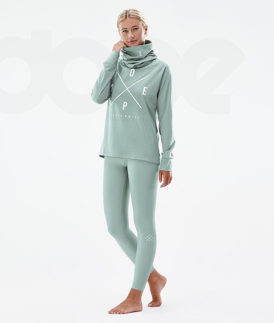 Dope Snuggle W 2X-Up Base Layer Pants γυναικεια πρασινο | GR2372YU