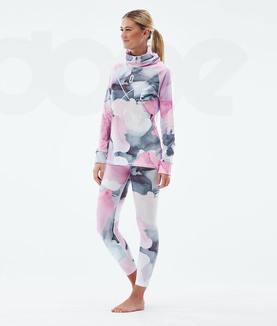 Dope Snuggle W 2X-Up Base Layer Pants γυναικεια μπλε Πολύχρωμο | GR2374RW