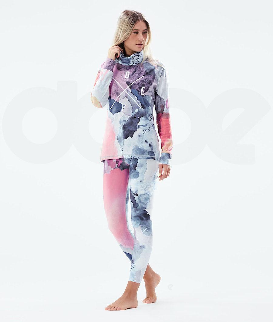 Dope Snuggle W 2X-Up Base Layer Pants γυναικεια Πολύχρωμο | GR2376WY