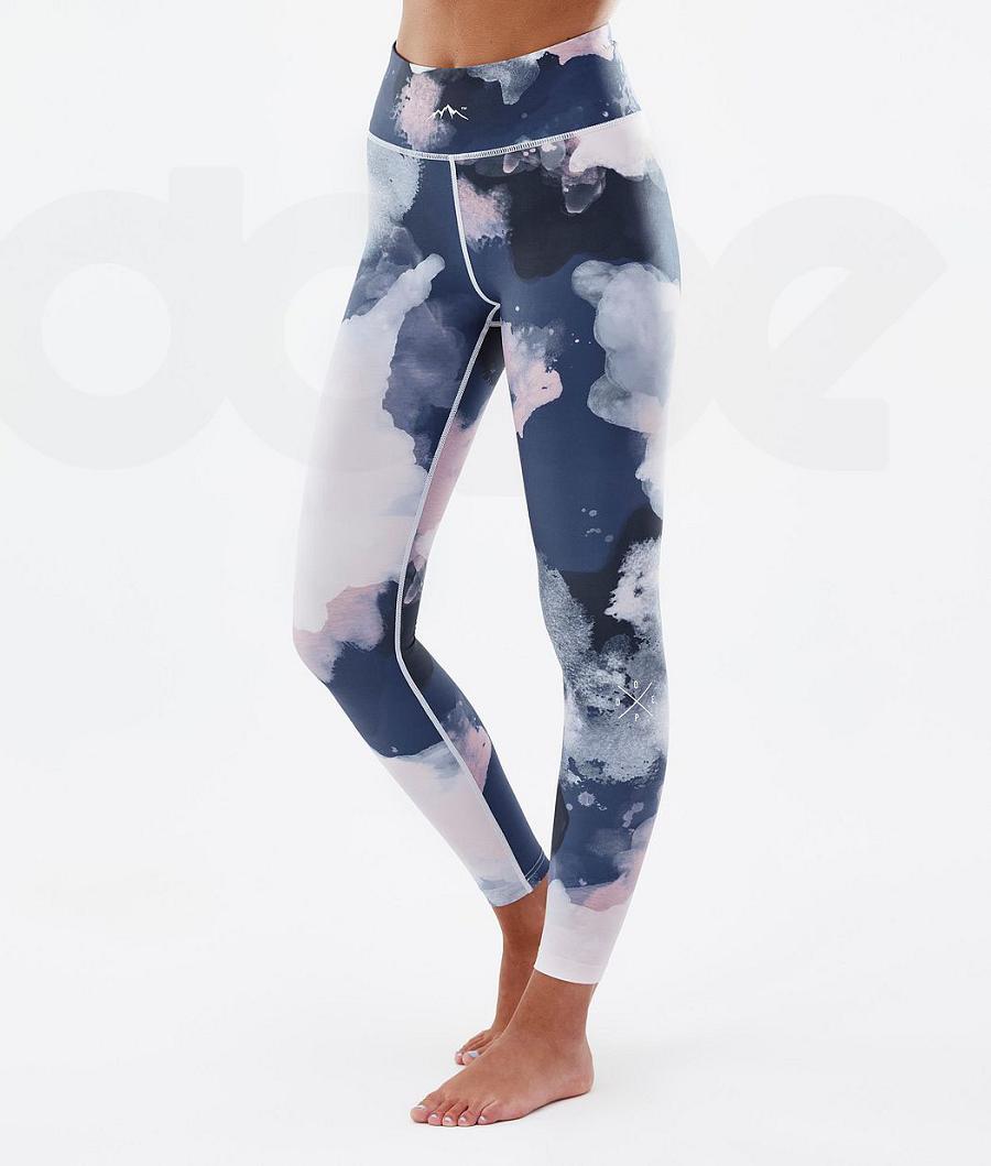 Dope Snuggle W 2X-Up Base Layer Pants γυναικεια γκρι Πολύχρωμο | GR2378MA