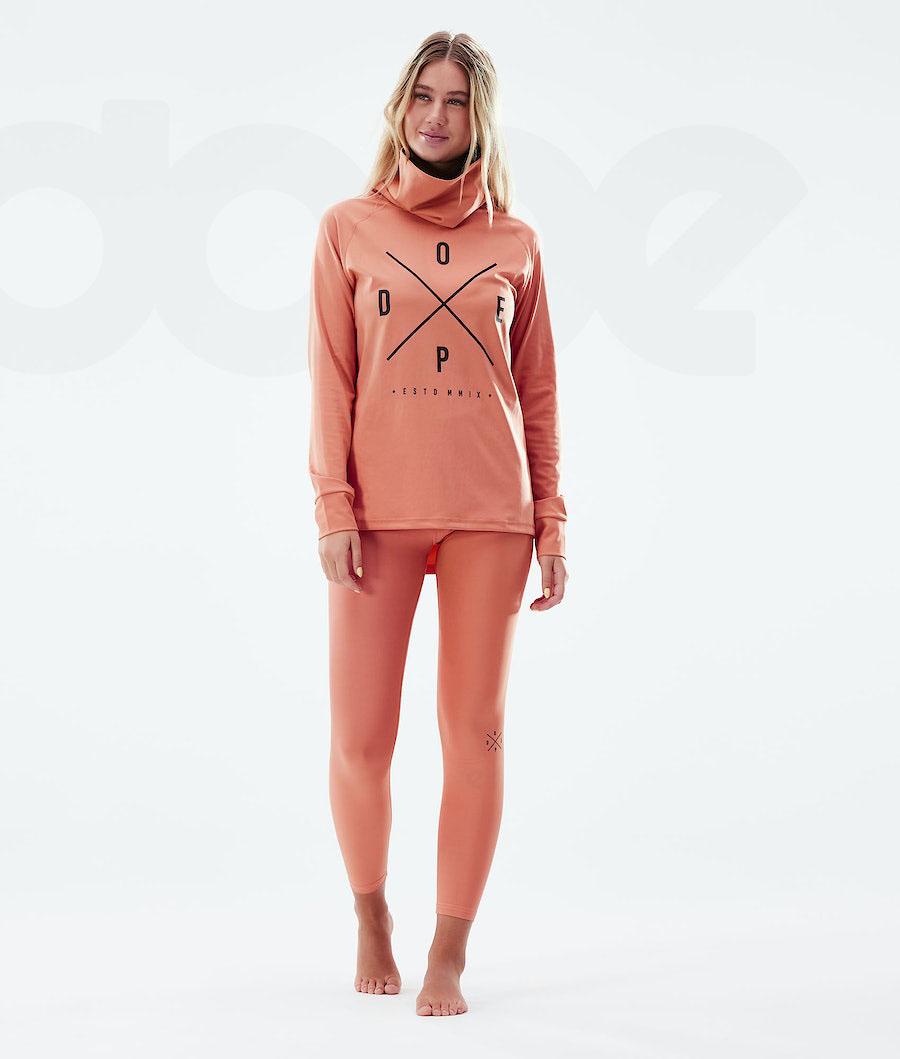 Dope Snuggle W 2X-Up Base Layer Tops γυναικεια πορτοκαλι | GR2352MA