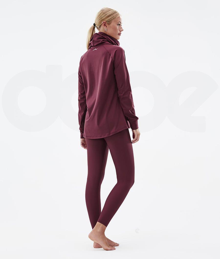 Dope Snuggle W 2X-Up Base Layer Tops γυναικεια μπορντο | GR2354BC