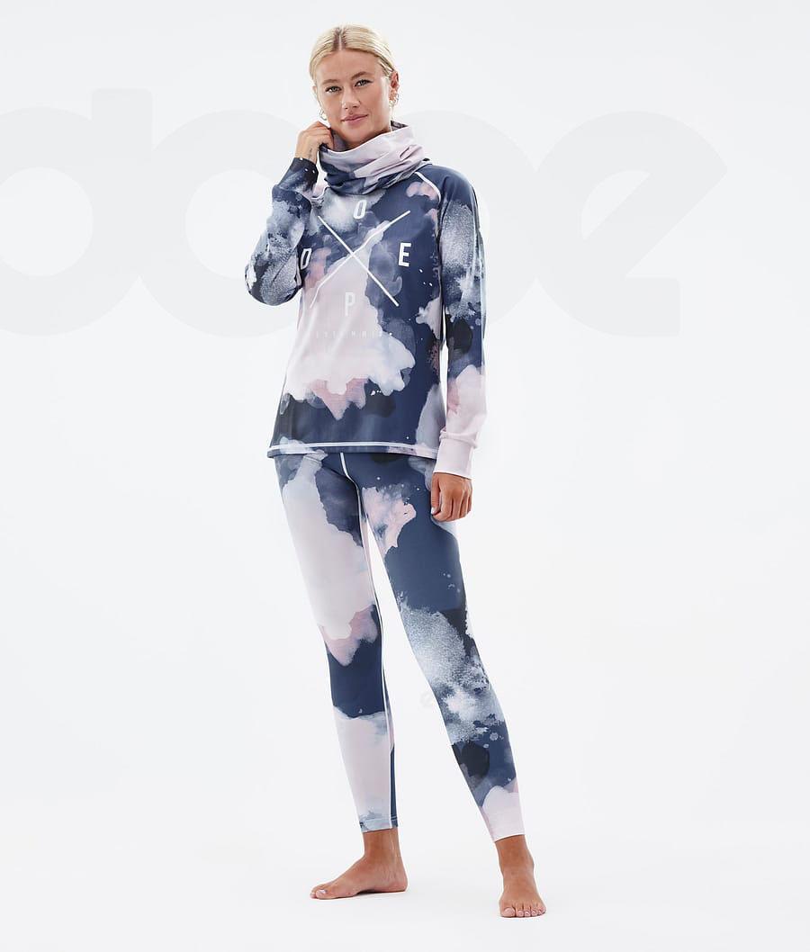 Dope Snuggle W 2X-Up Base Layer Tops γυναικεια ροζ μπλε | GR2355VD