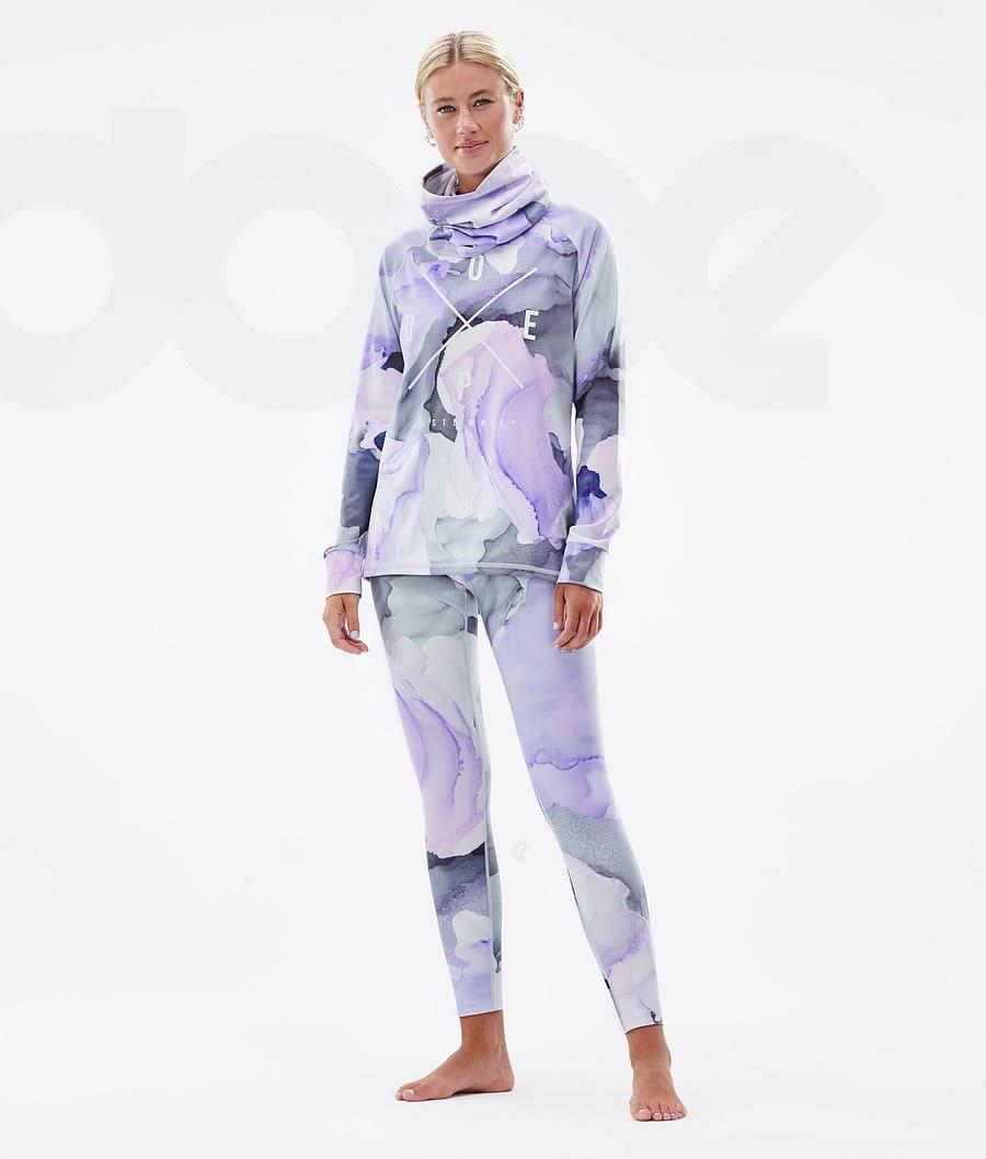 Dope Snuggle W 2X-Up Blot Base Layer Pants γυναικεια μωβ Πολύχρωμο | GR2382CE