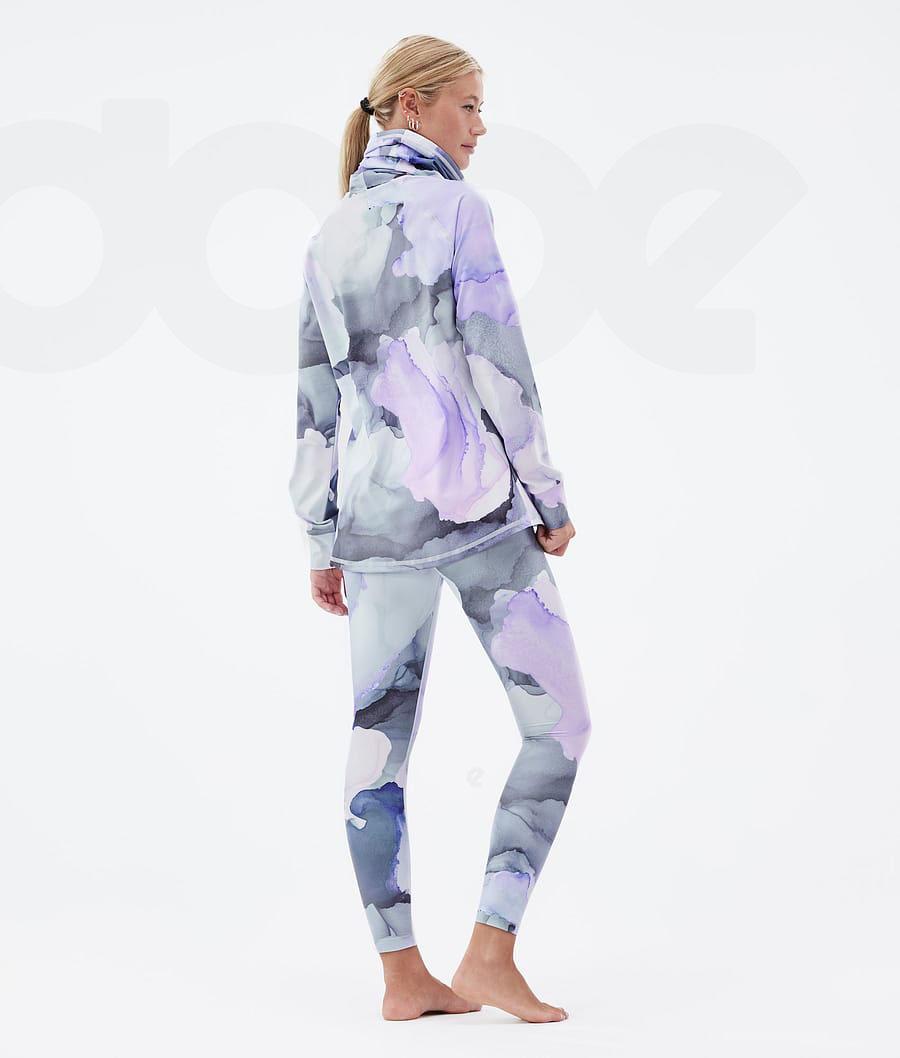 Dope Snuggle W 2X-Up Blot Base Layer Pants γυναικεια μωβ Πολύχρωμο | GR2382CE