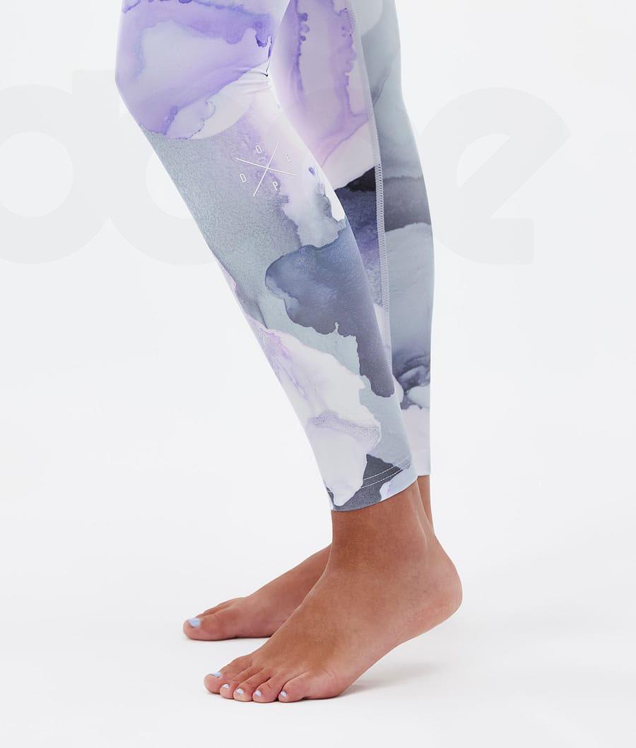 Dope Snuggle W 2X-Up Blot Base Layer Pants γυναικεια μωβ Πολύχρωμο | GR2382CE