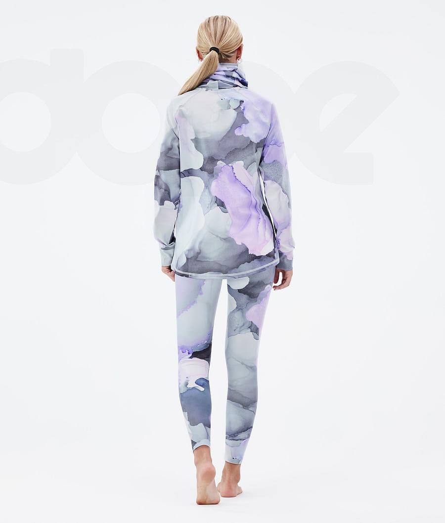 Dope Snuggle W 2X-Up Blot Base Layer Tops γυναικεια μωβ Πολύχρωμο | GR2363GL