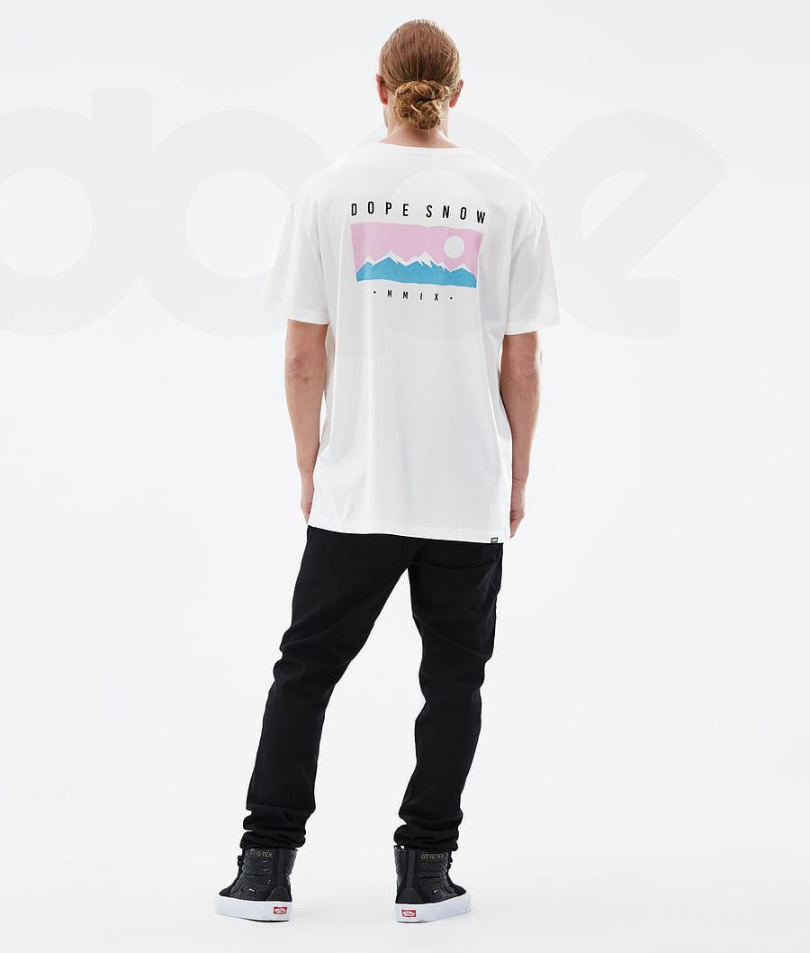 Dope Standard Range μπλουζακια ανδρικα ασπρα | GR1457RW